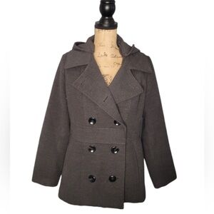 Style & Co Grey Pea Coat
